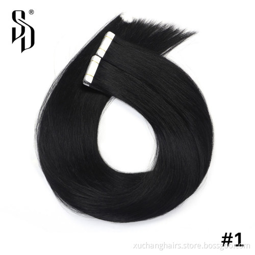 Vietnamese Double Drawn 100% Human Hair Extension Tape High Quality Natural Tape Remy Hair Extension Human Vendors